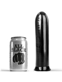 ALL BLACK - DILDO NERO 19 CM