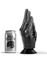 ALL BLACK - DILDO FISTING...