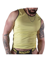 MACHO - T-SHIRT GIALLA L/XL